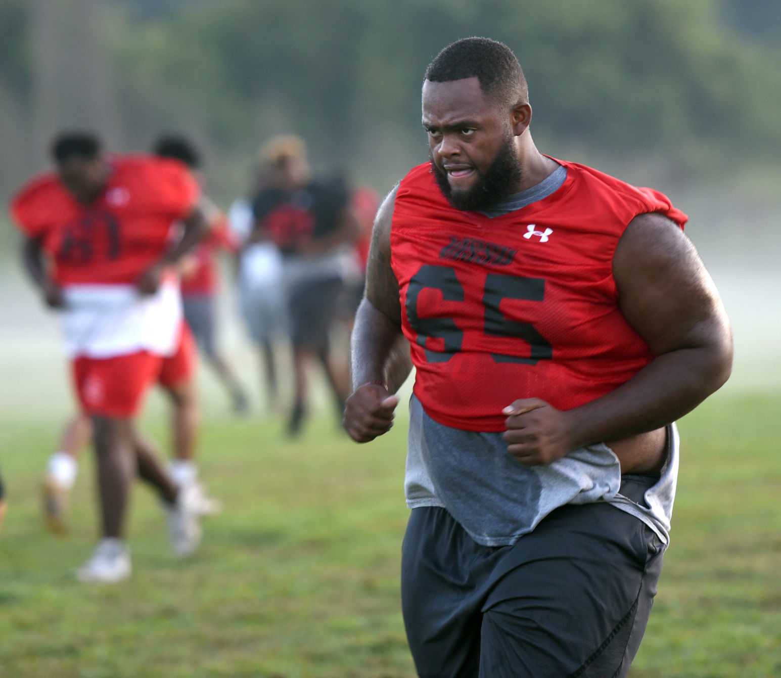 WSSU football first practice
